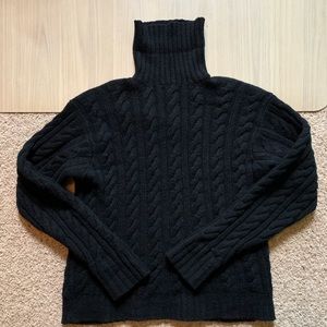 🔥Ralph L Pure Wool Cable Knit Turtleneck